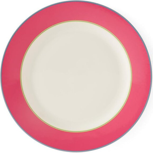 SPODE Kit Kemp Calypso Porcelain Serving Platter or Charger in Pink New in Box - Picture 1 of 4